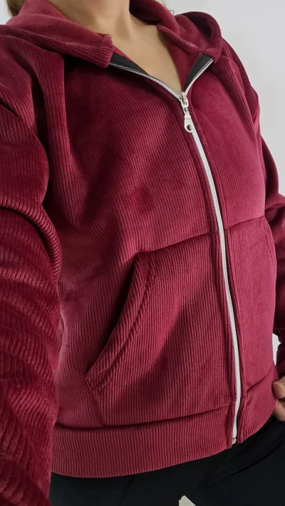 Campera Corderoy c/ capucha