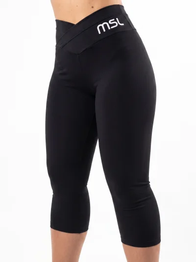 Capri Cintura Cruzada Lycra SUPER PREMIUM
