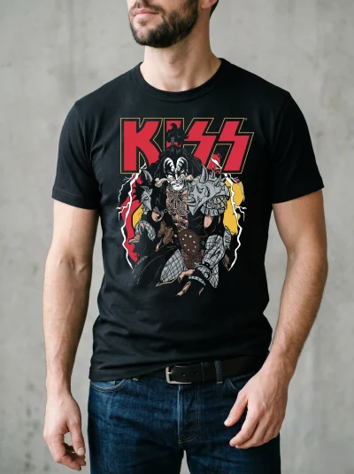 Remera Fanwear Kiss Unisex