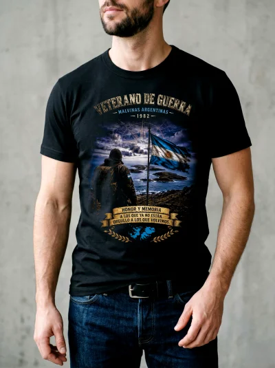 Remera Fanwear Malvinas Veterano Unisex