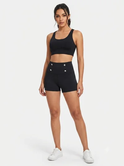 Short con botones LYCRA