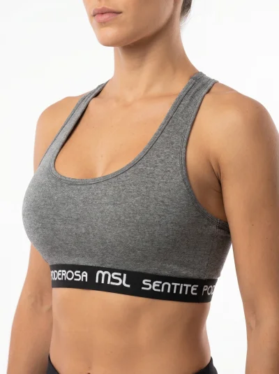 Top poderosa lycra *Gris*