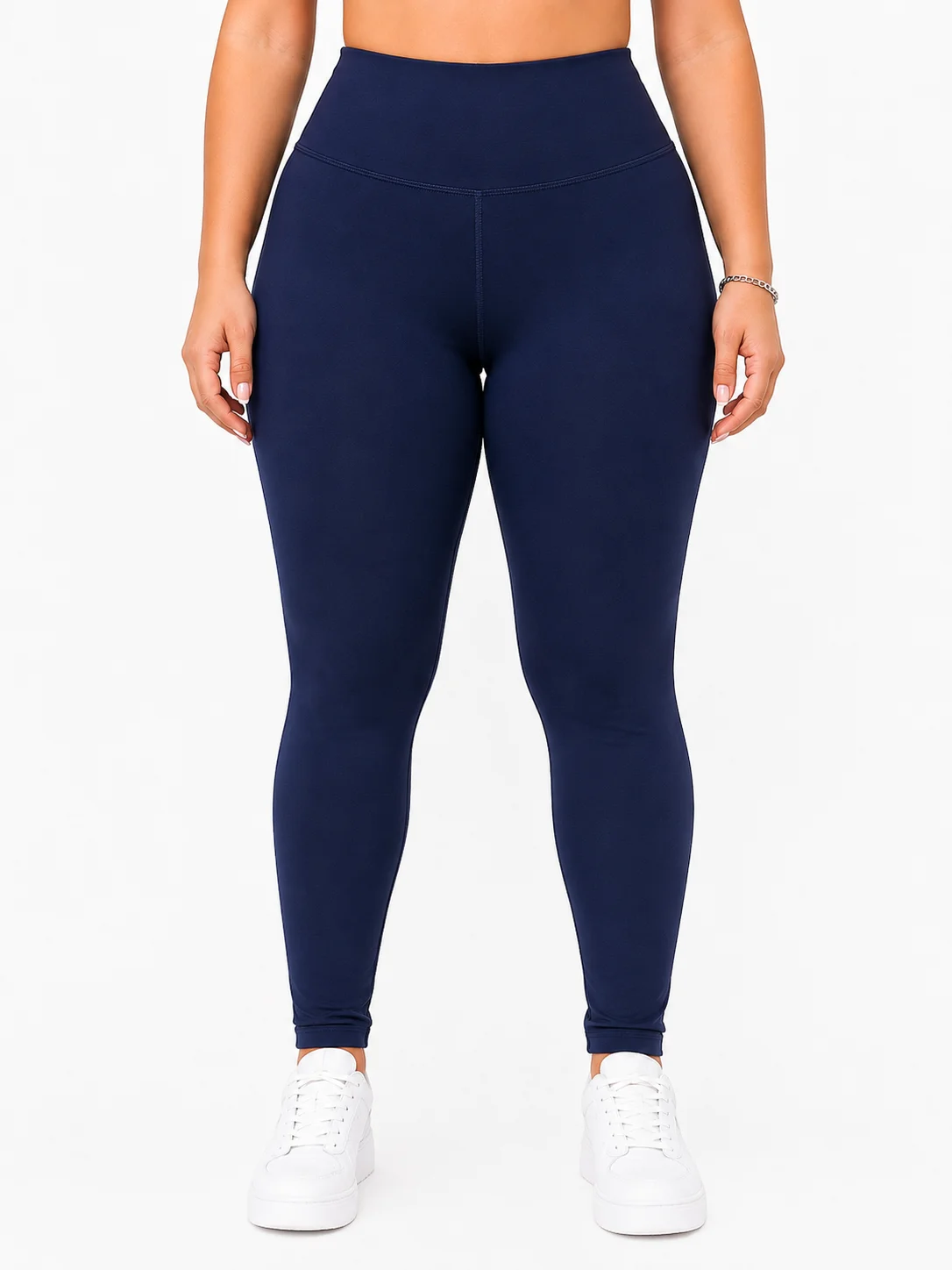 Calza TERMICA lycra AZUL MARINO