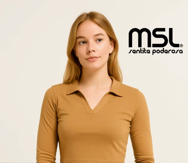 manga larga con cuello