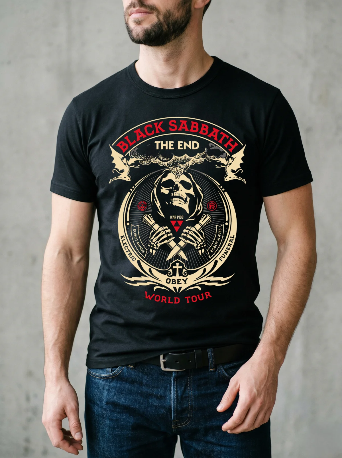 Remera Fanwear Black Sabbath Unisex