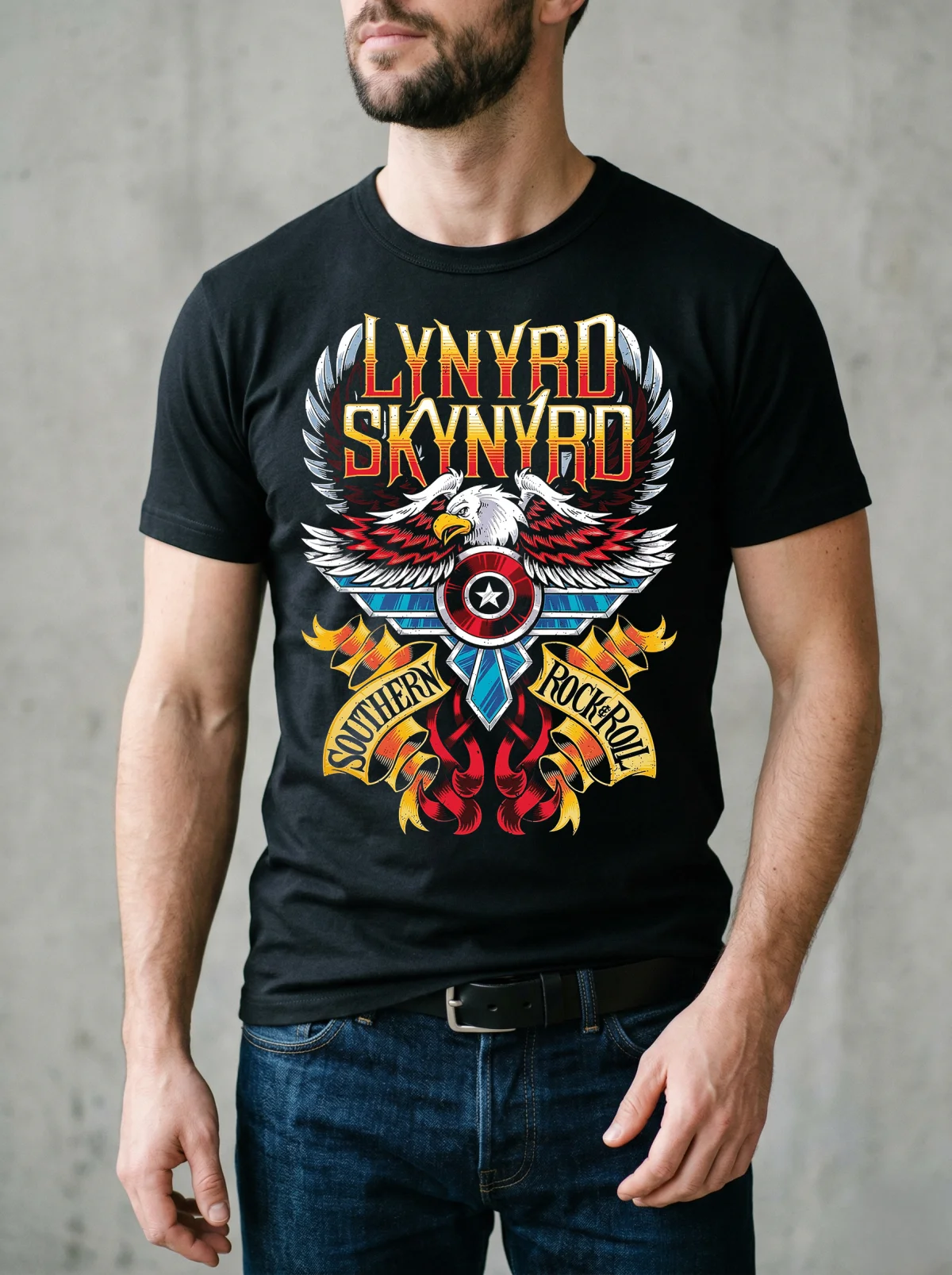 Remera Fanwear Lynyrd Skynyrd Unisex