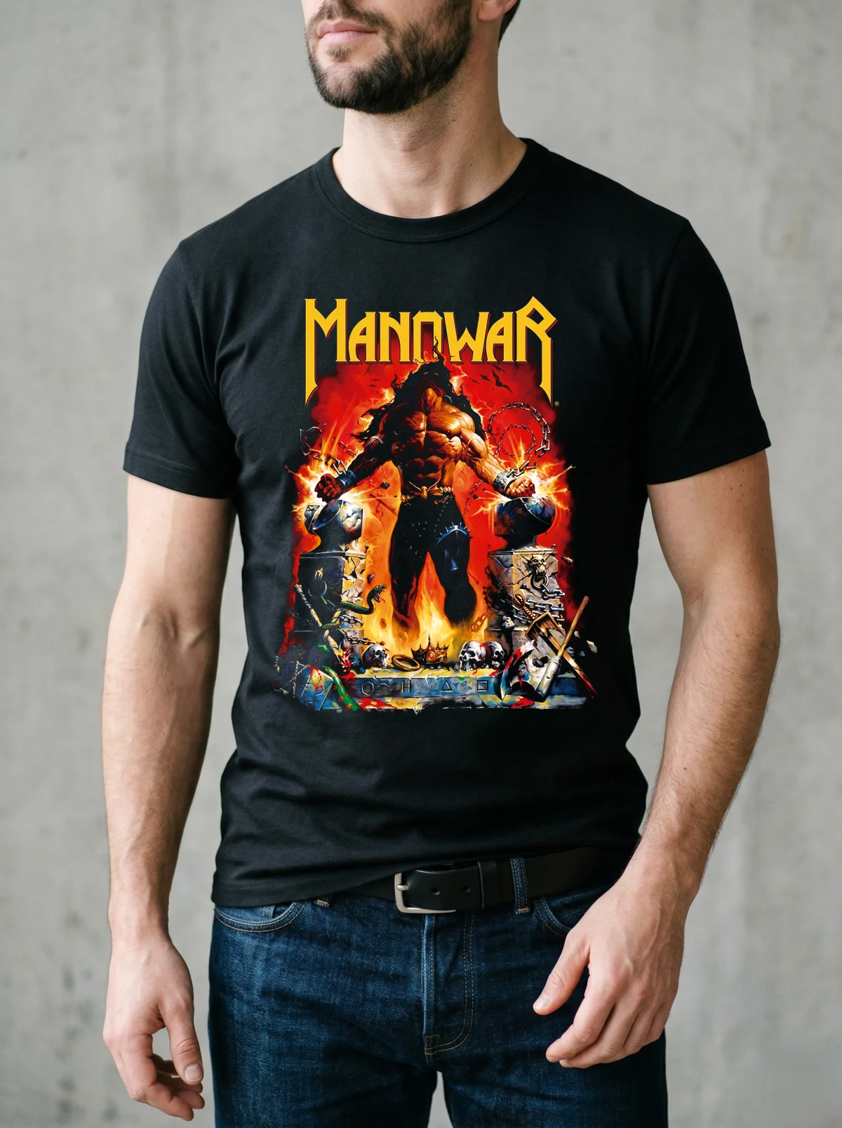 Remera Fanwear Manowar Unisex