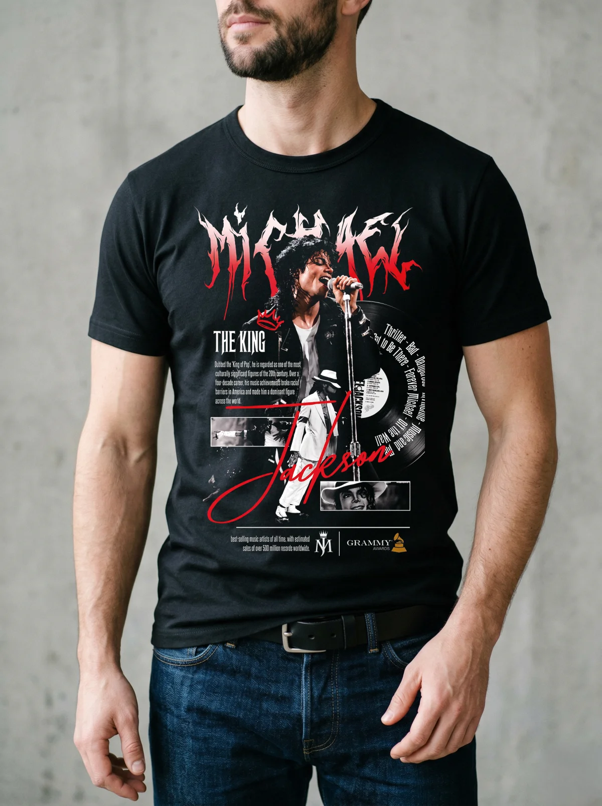 Remera Fanwear Michael Jackson Unisex
