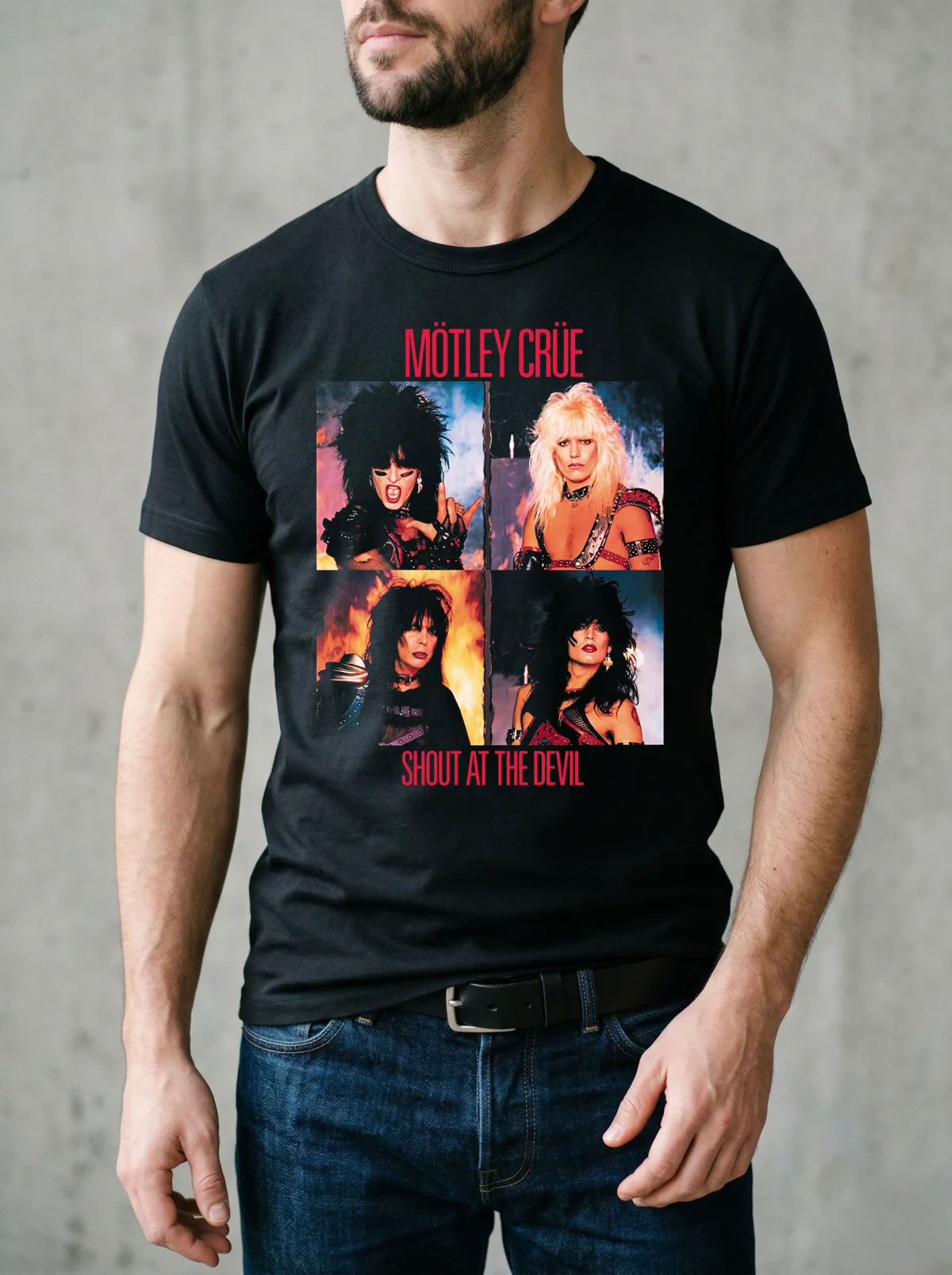 Remera Fanwear Motley Crue Shout