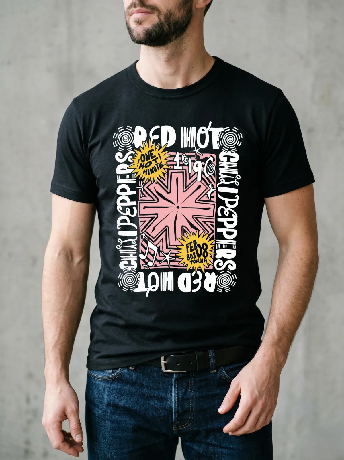 Remera Fanwear RHCP Boston Unisex