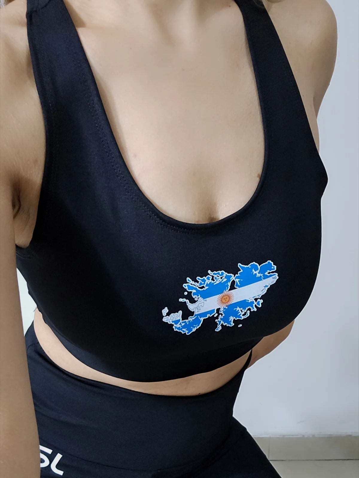Top lycra malvinas
